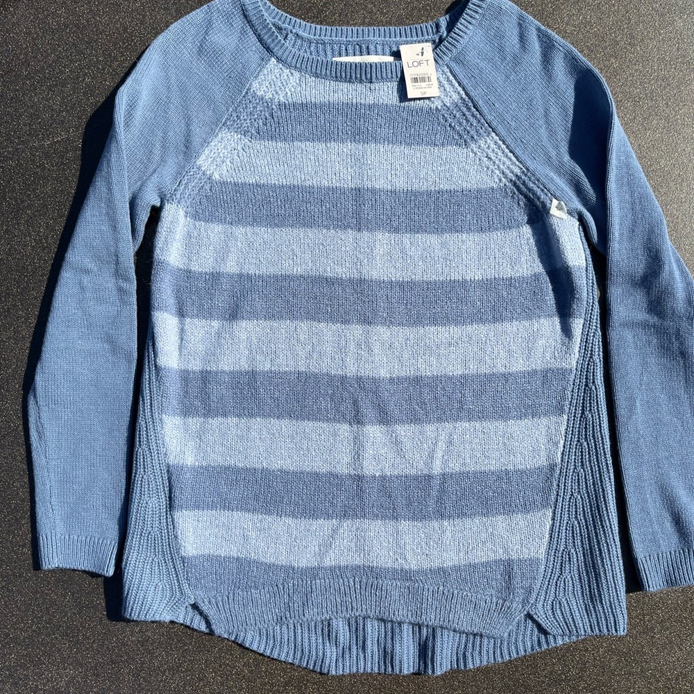 NWT Ann Taylor LOFT striped sweater